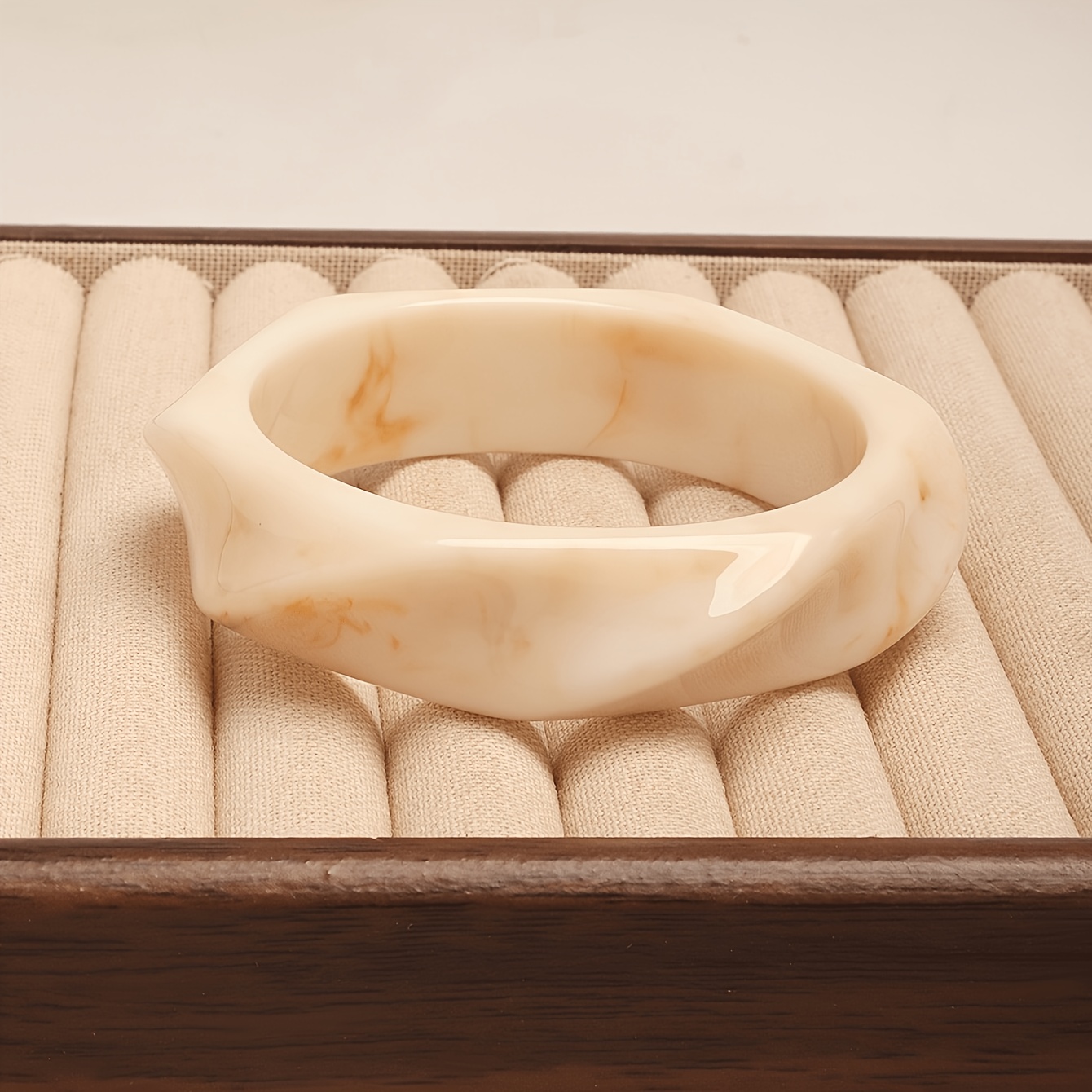 3pc Geometric Resin Bracelet Set
